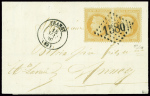 5 lettres AFF divers Empire lauré dont n°32 obl ét