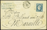 N°44 obl losange de points "LA" + CAD ambulant de 