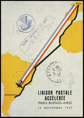 Liaison postale accélérée France -Amérique du Sud 