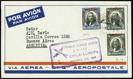 Chili PA14 + PA17, 2 pièces obl Santiago (15.8.192