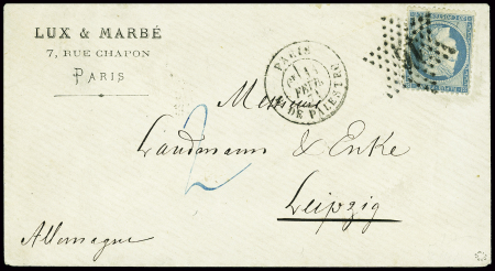 Etoile 16 / N° 38 avec Cad PARIS R. DE PALESTRO le