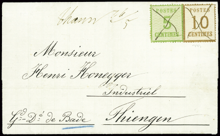 Manuscrit THANN / Als. N° 4 et 5 « Burelage renver