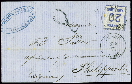 THANN / Als. N° 6 pour PHILIPPEVILLE en Algérie le