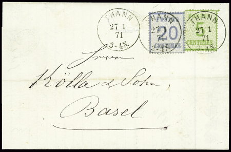 THANN / Als. N° 4 et 6 pour BASEL en Suisse le 27 