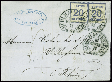 MUHLAUSEN fer à Cheval / Als. N° 6 x 2 pour VILLEF