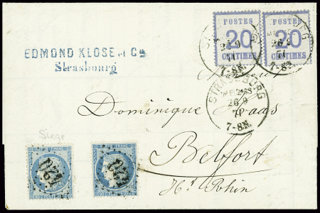 Affranchissement Mixte du 26 septembre 71 / Als n°