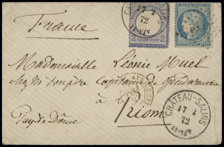 N°60 obl losange de points ambulant "PAV 1°" + All