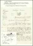 MP "61 Montreuil" (an 12 - 1804) sur document à en