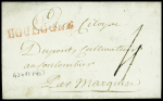 2 lettres : "Montr" + "SM" manuscrit (1764 - ind 1
