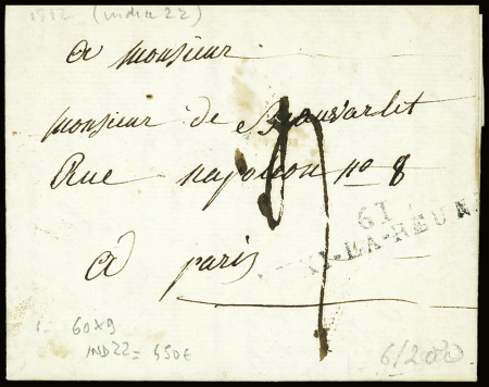 PAS-DE-CALAIS MP "61 Auxy-la-reunion" (1812 - nom révolutionnaire