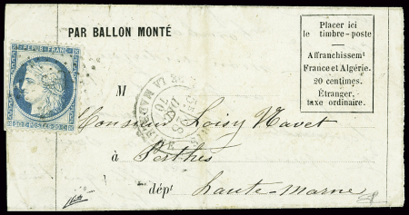 N°37 (LD) obl étoile 3 + CAD "Paris PL. de la Made