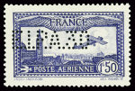 N°6c 1f.50 outremer, perforation EIPA30, neuf **. Signé