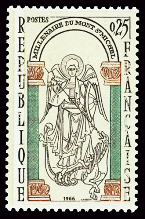 N°1482 Mont Saint Michel, belle variété bande blanche