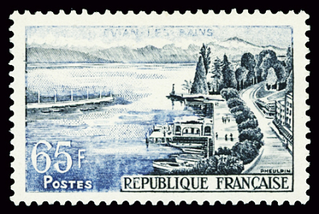 N°1131 Evian-les-Bains, variété légende haute absente