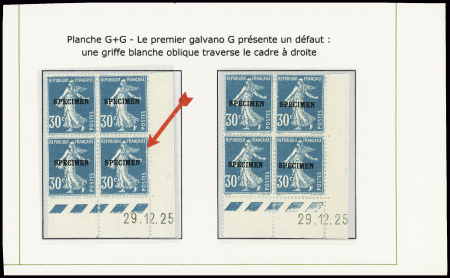 COURS D'INSTRUCTION N°192-CI 1 30c bleu, surcharge