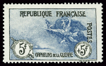 N°155 5f +5f Orphelins de guerre, bon centrage, très