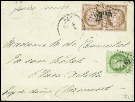 1849-1928, Sélection de lettres en 2 classeurs dont