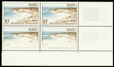 N°978 Royan, variété défaut d'impression (presque effacée)