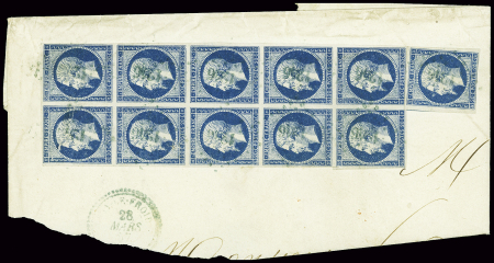 Petits Chiffres bleus 1246 de Fay-le-Froid, Haute-Loire,sur