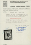 Orts-Post mit Kreuzeinfassung Type 14 mit Kreuzeinfassung, ringsum gut bis überrandig,