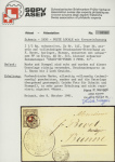 Type 36 mit Kreuzeinfassung, farbfrisch und ringsum