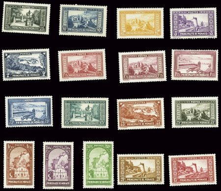 N°119/134 Paysages de la Principauté, série complète