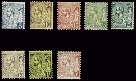 N°13 à 17 +19 à 21 +16a, neuf *, TB