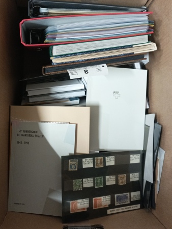 1850-2020, Ensemble de collections de timbres suisses,