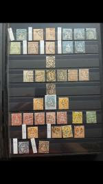 1854-1960 Collection d'oblitérés en un album, à noter