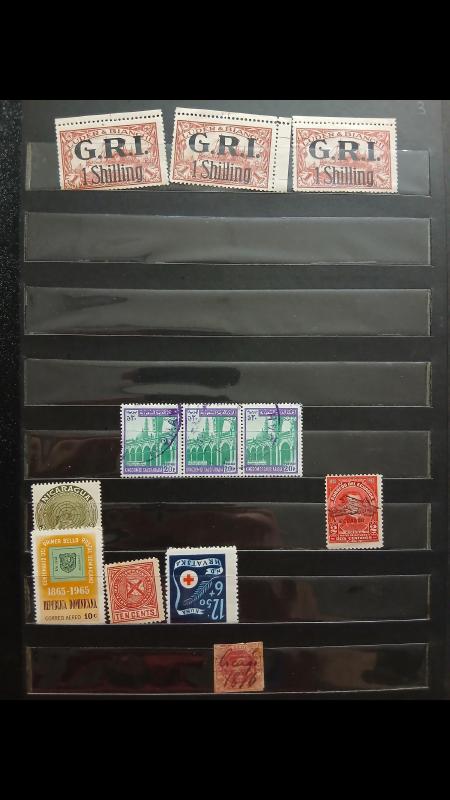 1840-1950, Small mostly used selection in eight albums