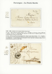 FAVERGES 1825-1860, Douze lettres sur 7 pages d'exposition