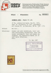 Type 18 A3/LO, breitrandig, mit blauem PP im Kästchen