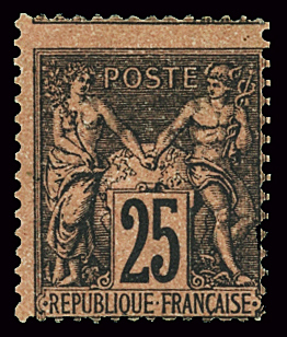 N°91 variété piquage à cheval rare sur ce timbre, neuf