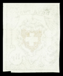 Orts-Post ohne Kreuzeinfassung, Type 30, in leuchtend
