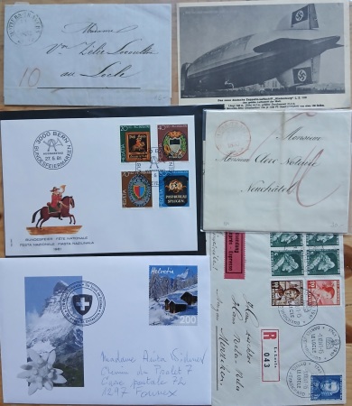 1838-1980, Plusieurs centaines de lettres allant de