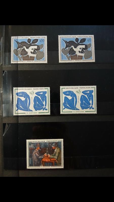 1900-1970, Lot de France en 13 volumes et 4 classeurs