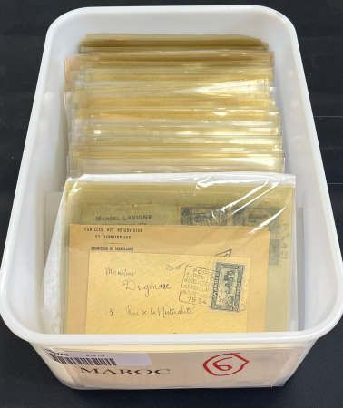 270 lettres période 1900-1950 dont AFF type Blanc et