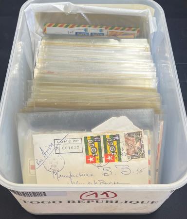 Togo 1930-1980. 250 lettres avec AFF variés