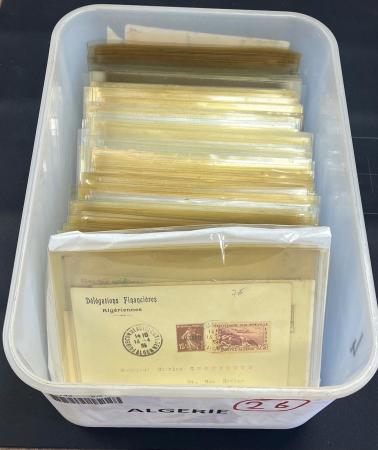 1925-1958 270 lettres et cartes affranchies en timbres