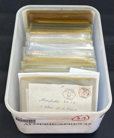 1962-1980 Algérie indépendante. 280 lettres dont nombreux CAD