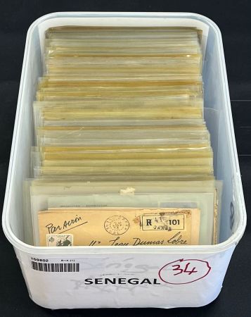 Sénégal. 310 lettres 1910-1960env. dont de bonnes choses.