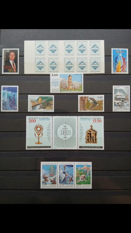 1995-2016, Ensemble de collections neuves en un exemplaire