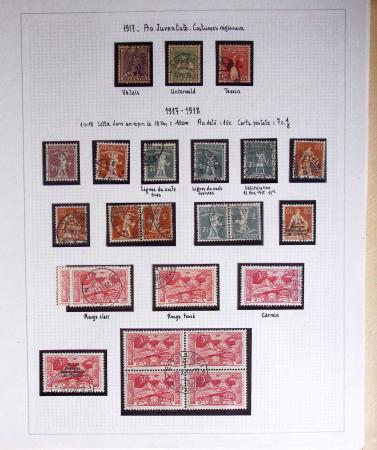 1850-1996, Belle collection d'oblitérés commençant par