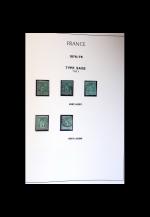 1860-1970, Six albums de timbres de référence et de