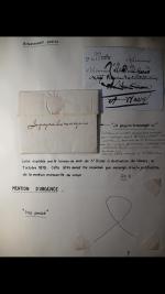 1712-1919, Collection de marques manuscrites : "Route