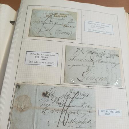 1804-1813, Un album de 50 lettres et documents émanant