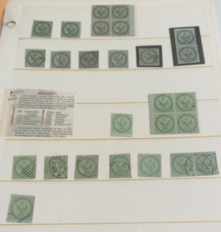 1859-1943, Collections des premières émissions des