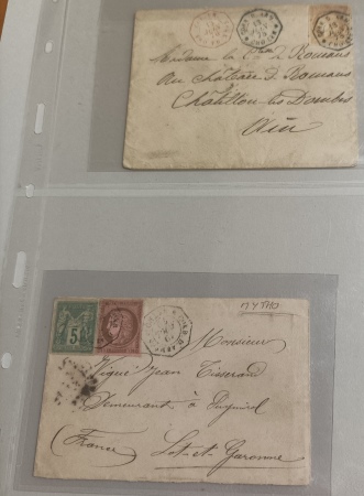 1878-1900, Douze lettres, correspondance d'armées
