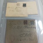 1878-1900, Douze lettres, correspondance d'armées