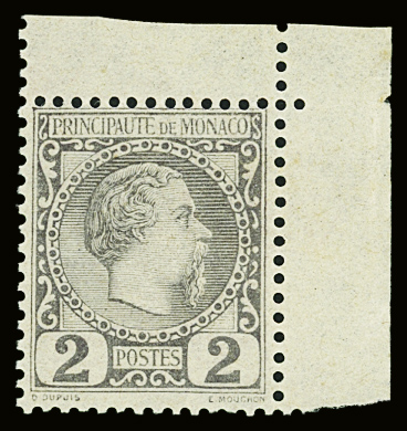 N°2 2c violet-gris, cdf, neuf **, TB